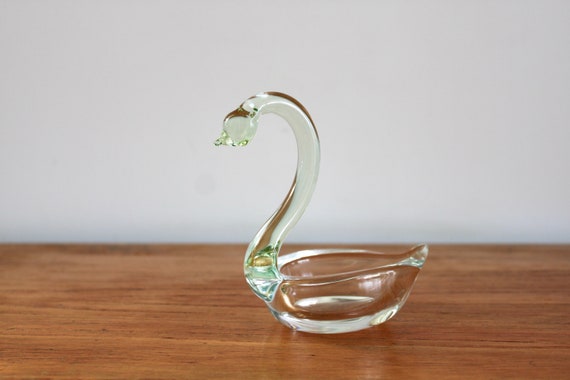 白鳥ガラス製 小物皿