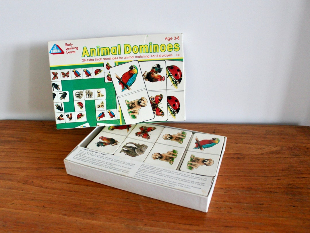 Retro Retro ELC Early Learning Centre Animal Dominoes Kid Dominoes, Fun