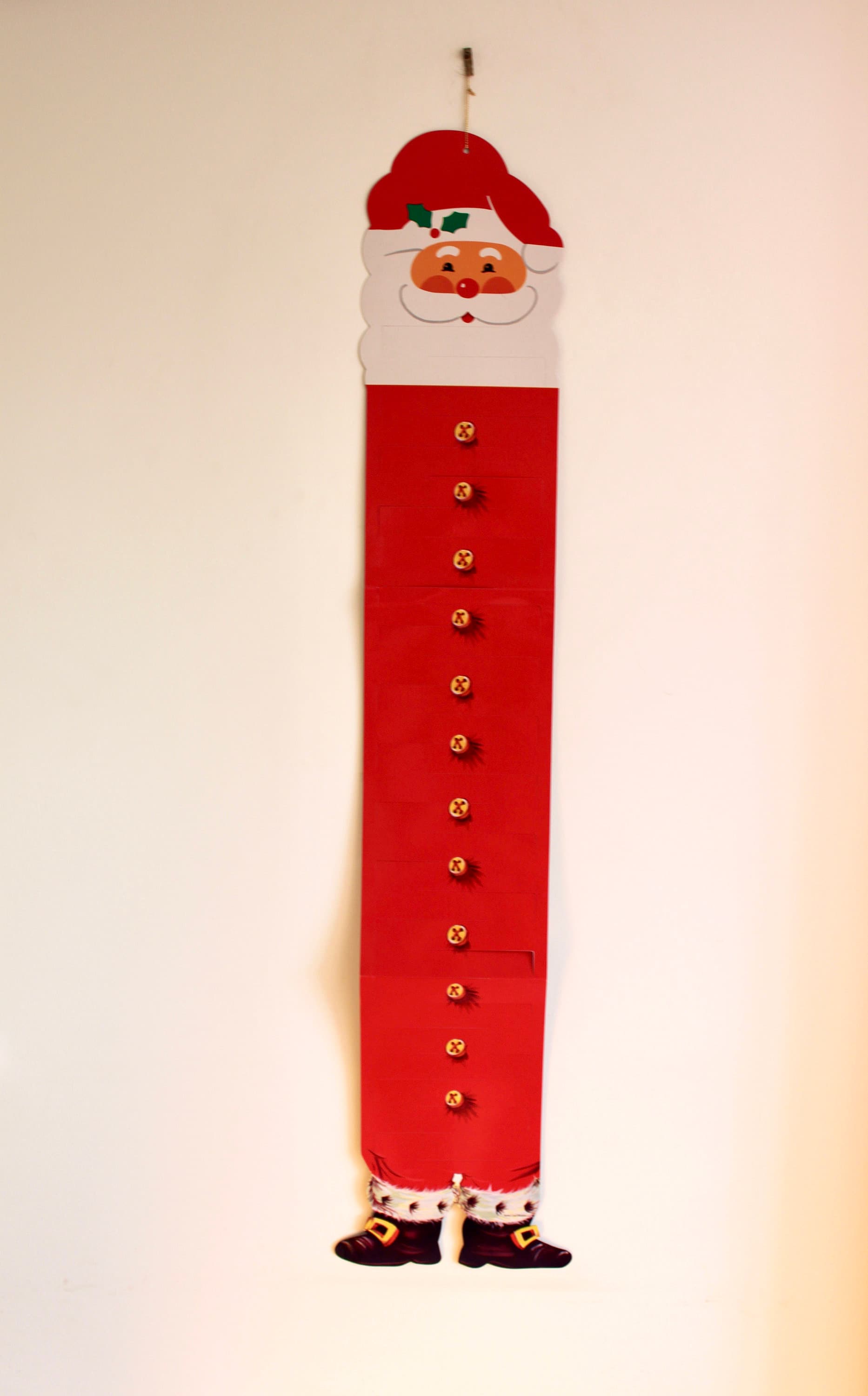 Retro Santa Cardboard Christmas Card Holder Vintage Etsy UK