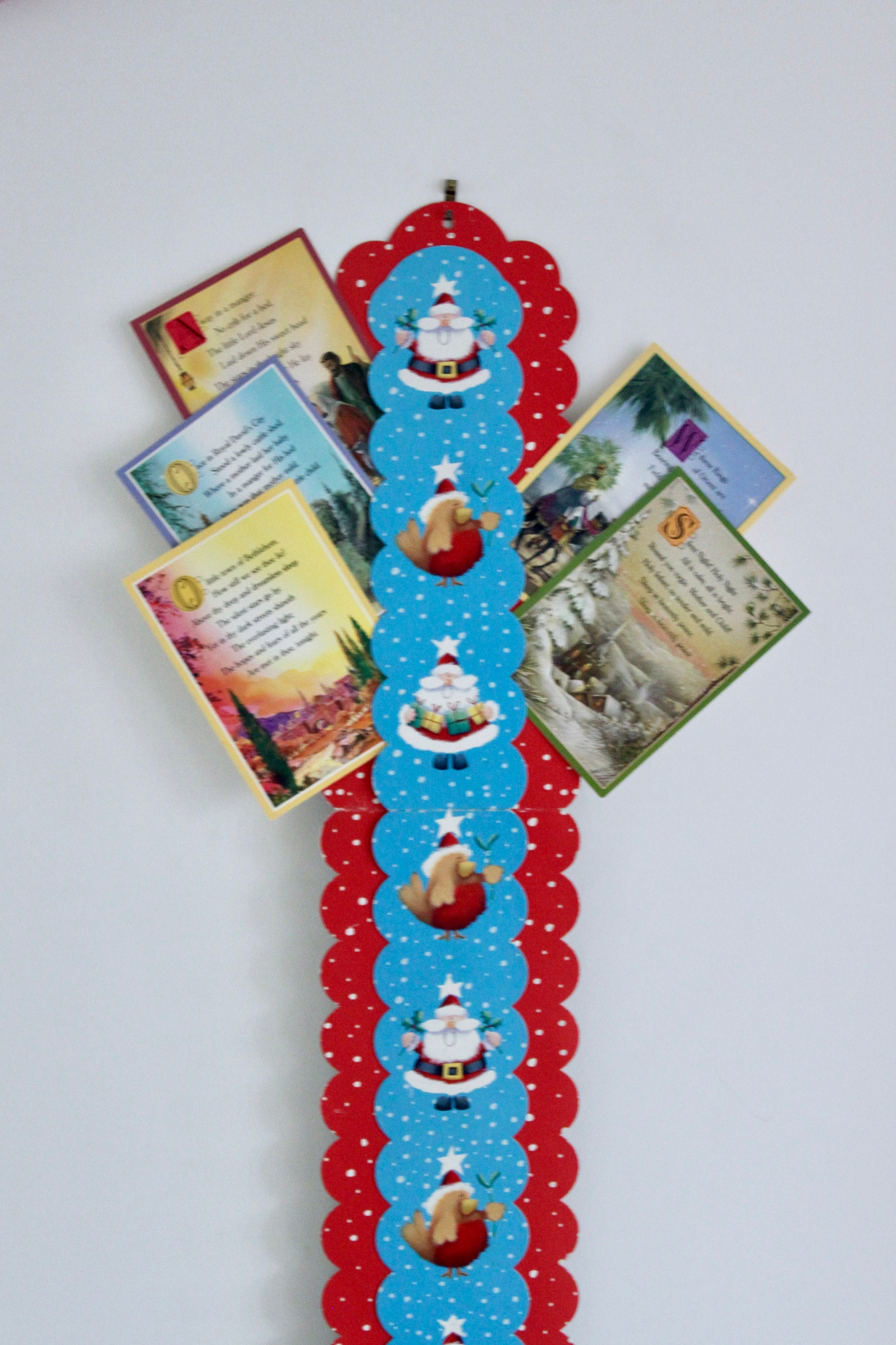 Vintage Christmas Card Holder 