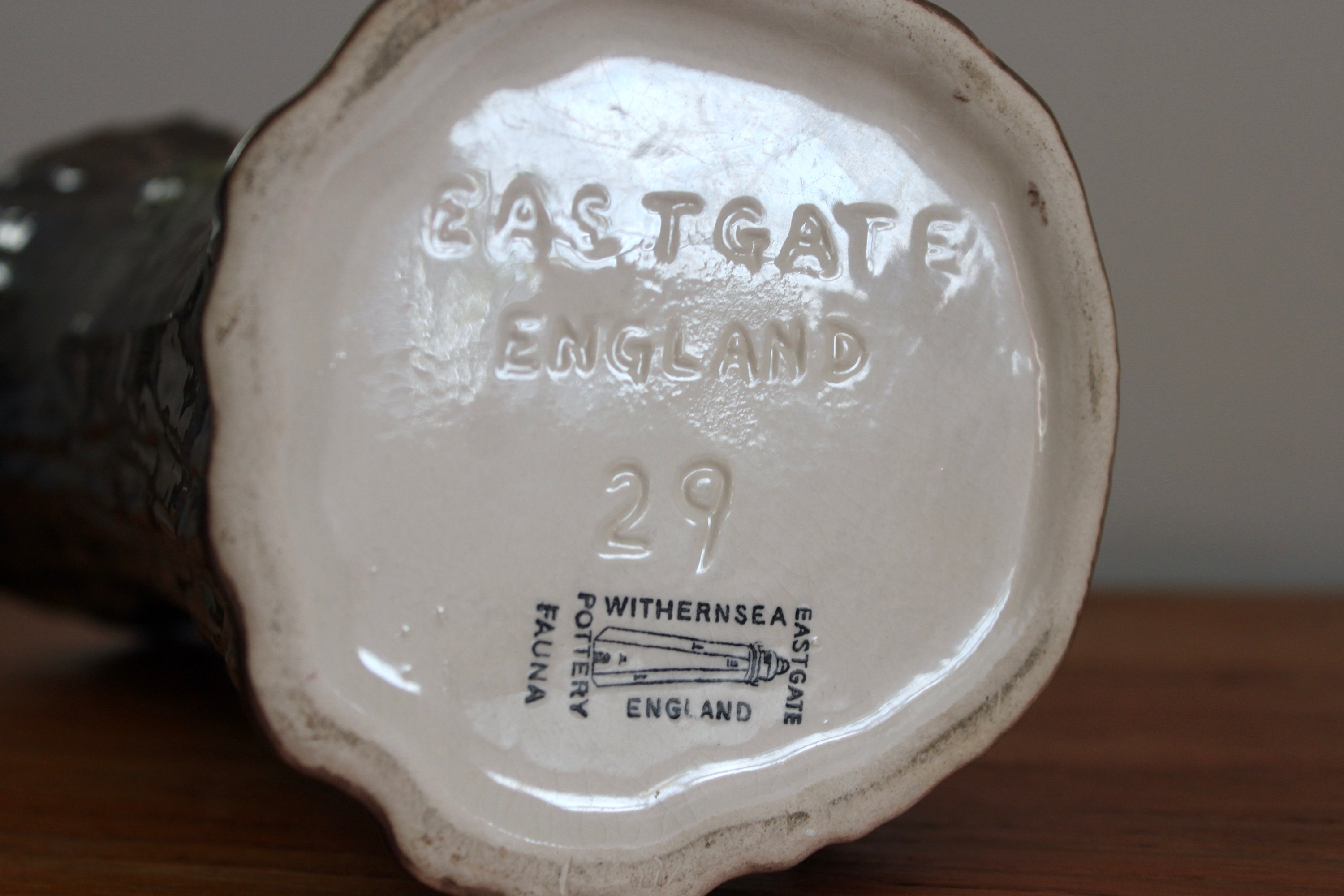 RARE Fauna Vase Withernsea Eastgate Pottery Collectable Made Etsy UK