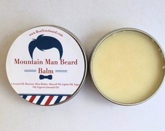 Men's Essential Oil Blend Beard Balm, Natural men's gift