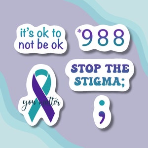 Suicide Prevention Awareness Sticker Pack