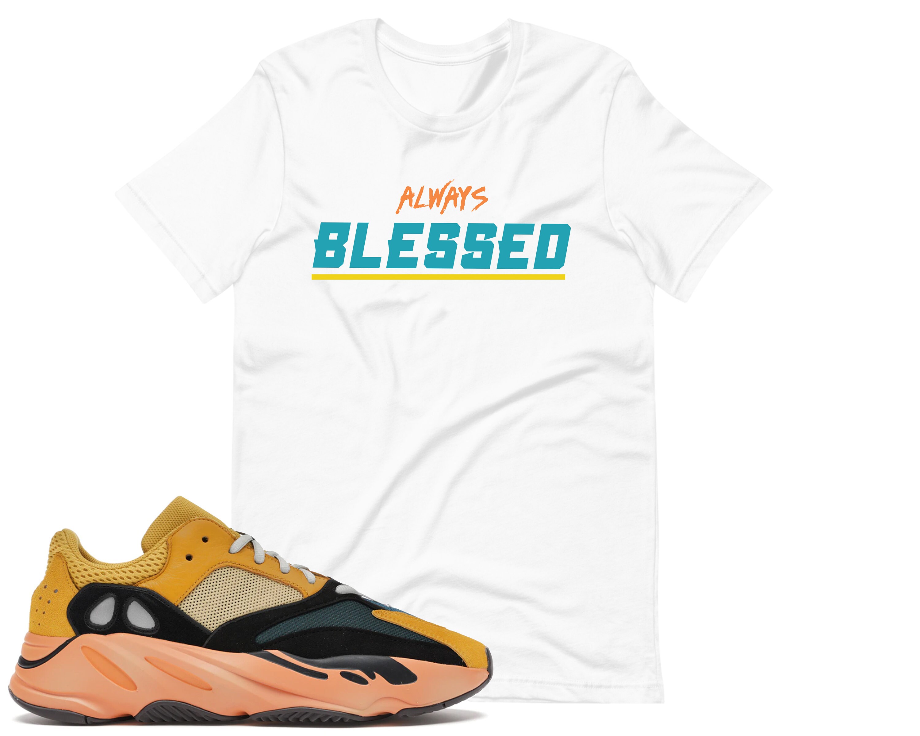 Adidas Yeezy Boost 700 Sun ALWAYS BLESSED To Go | Etsy
