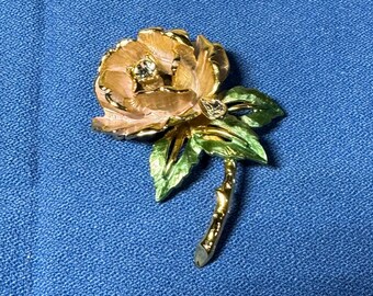 Vintage 1997 Princess Diana Memorial Rose Brooch