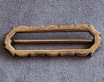 Vintage Gold Tone Buckle, Sashes and Scarf Holder