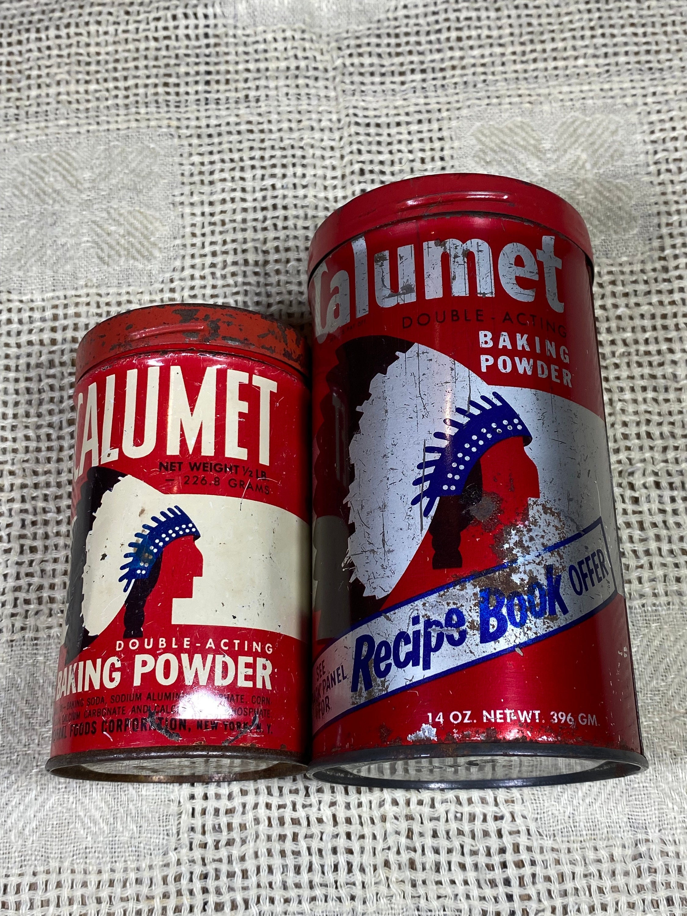 アンティーク缶 2点セット Calumet Baking Powder - メルカリ