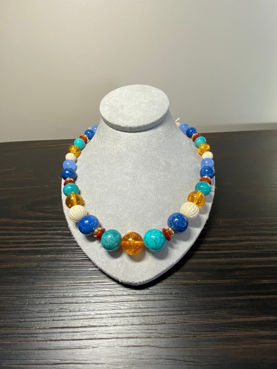 Liz Claiborne Multi Color Bead Necklace