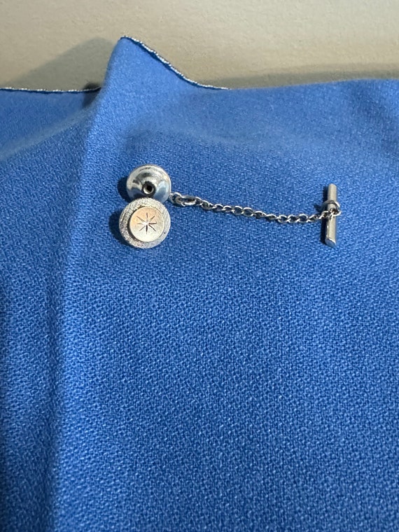 Vintage Sterling Silver Hickock Tie Tack - image 1