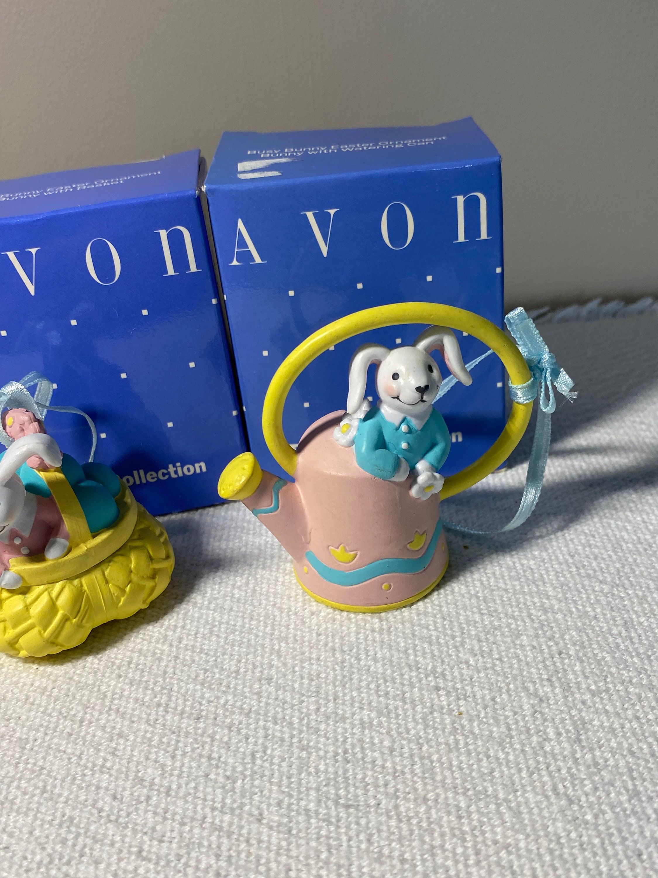 3 Vintage Avon Easter Ornaments Etsy