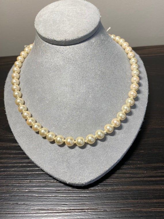 Vintage Liz Claiborne Faux Pearl Necklace