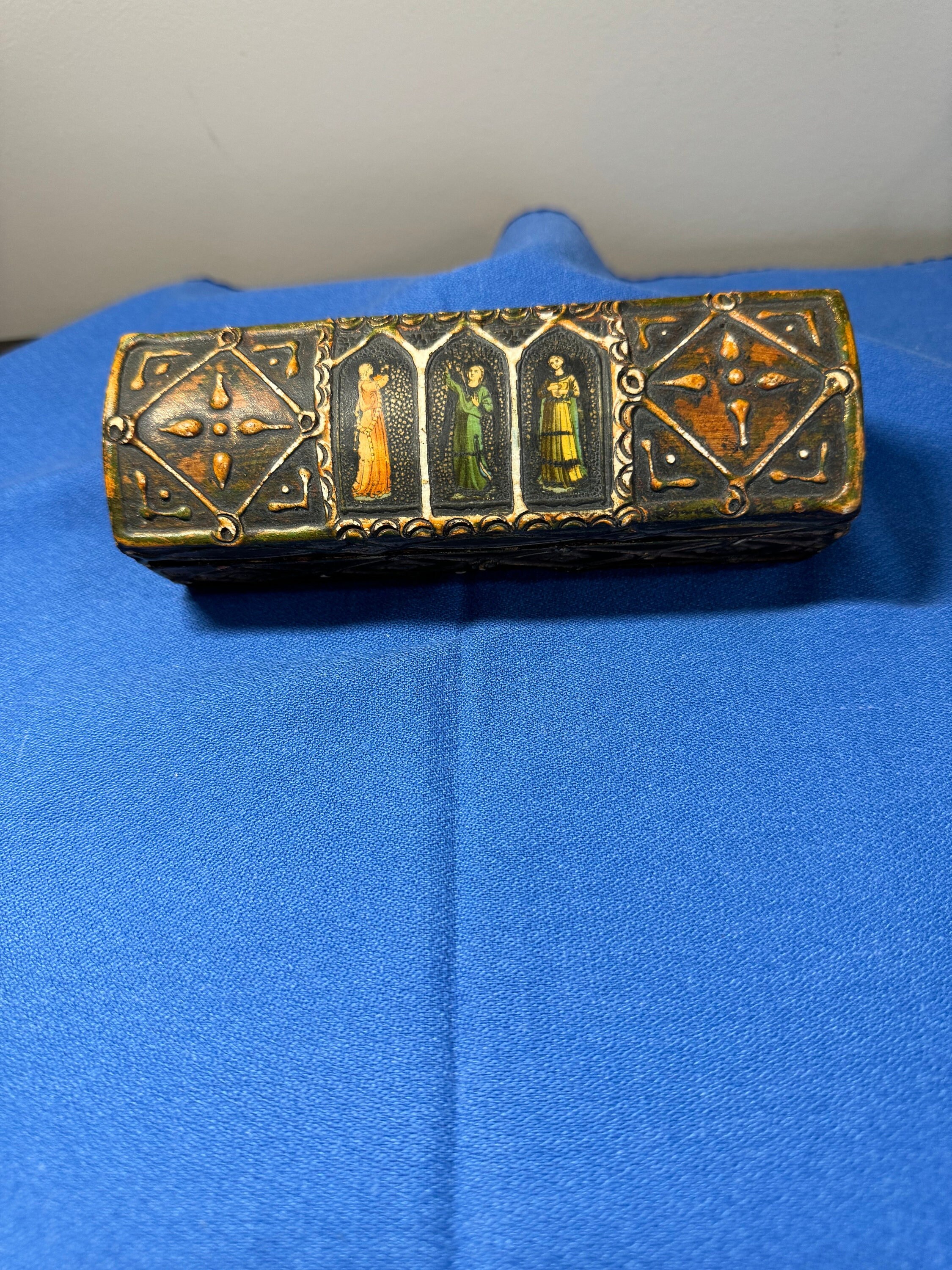 Antique Stamp Box - Etsy
