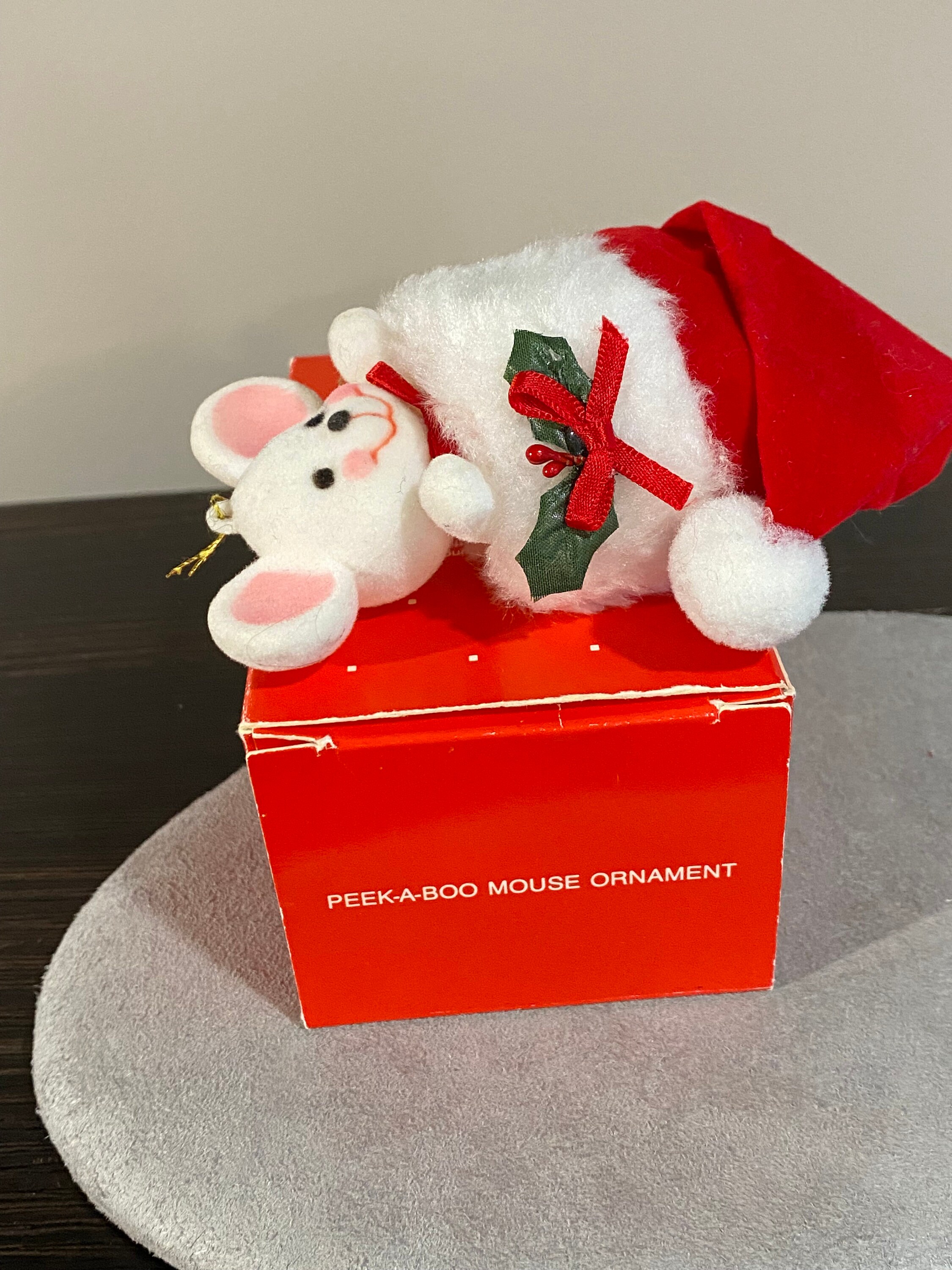 Vintage Avon peekaboo Mouse Ornament Etsy