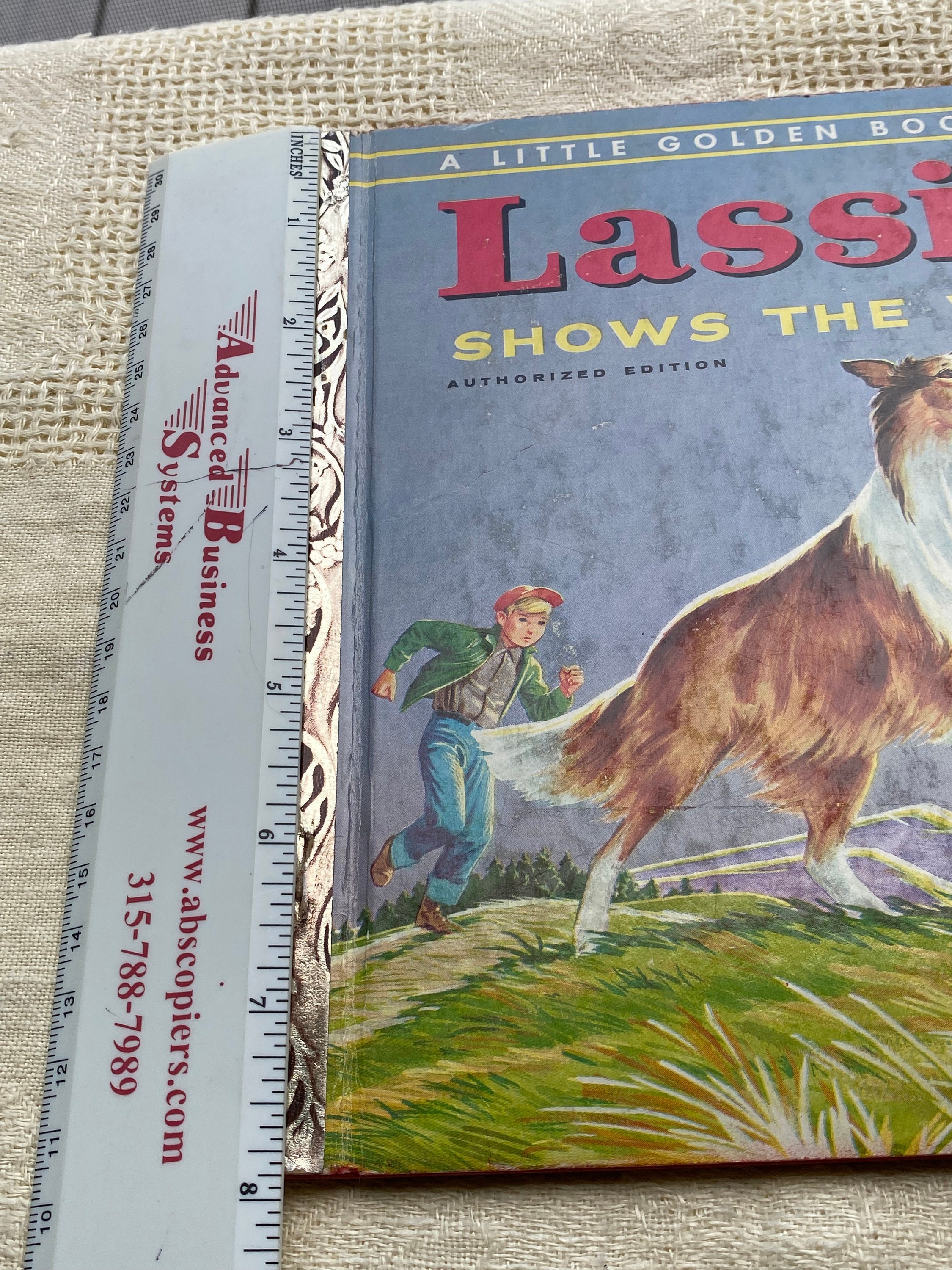 First Edition (A) Lassie Shows the Way A Little Golden
