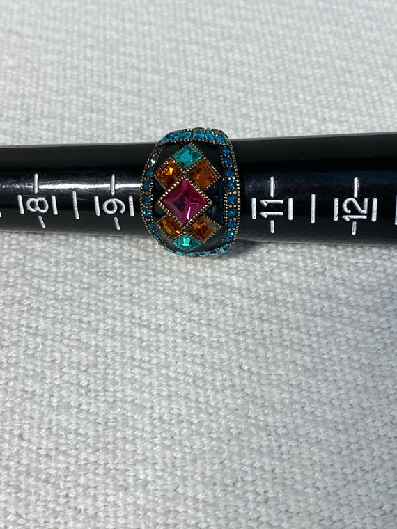 Heidi Daus Multi-Color Statement Ring - image 6