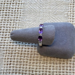 Sterling Silver and Amethyst Ring image 8