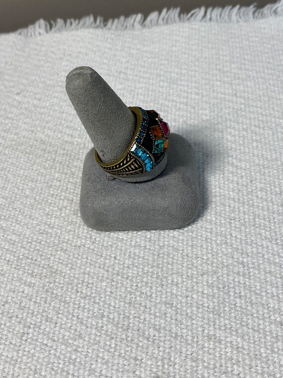 Heidi Daus Multi-Color Statement Ring - image 4