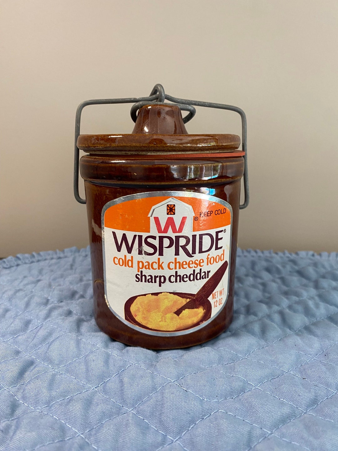 Vintage Wispride Cheese Crock - Etsy 