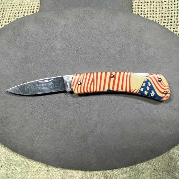 Nra Pocket Knife Etsy