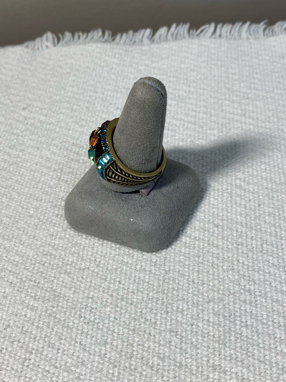 Heidi Daus Multi-Color Statement Ring - image 3