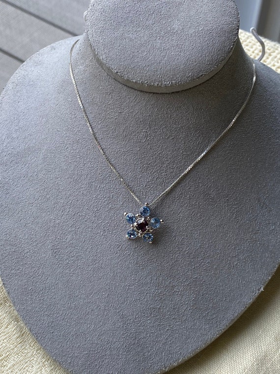 Sterling Necklace with Sterling Star Pendant