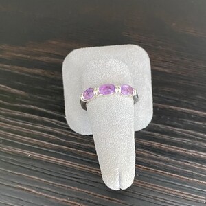 Sterling Silver and Amethyst Ring image 2