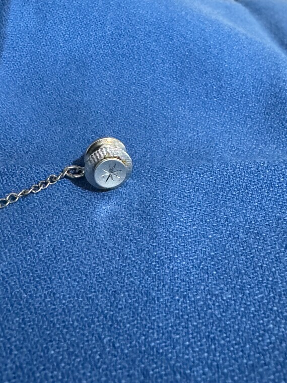 Vintage Sterling Silver Hickock Tie Tack - image 2