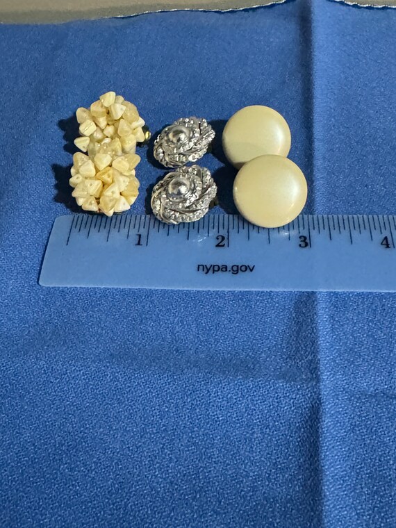 3 Pairs of Clip On Earrings From W. Germany - image 8