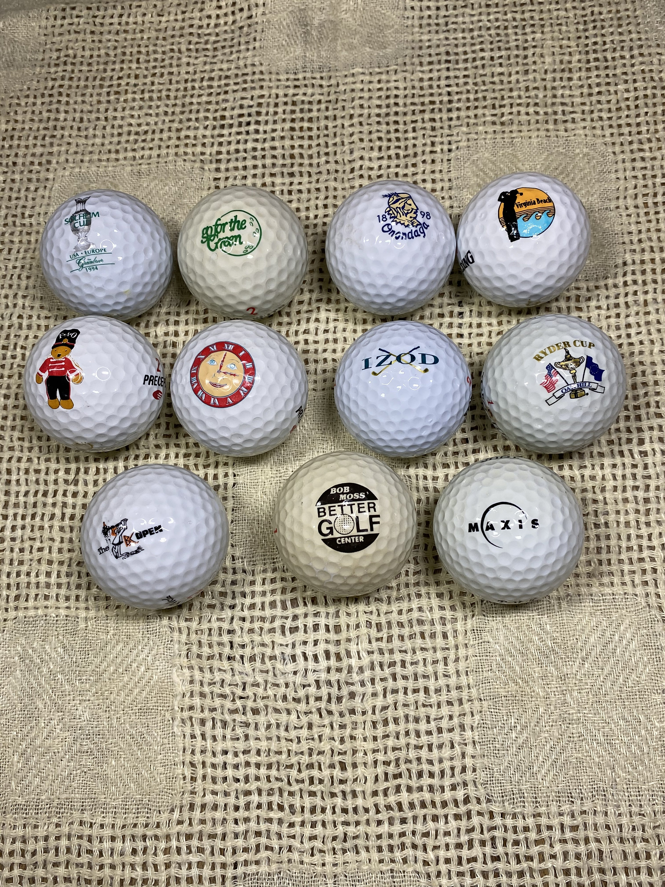 11 Logo Golf Balls - Etsy