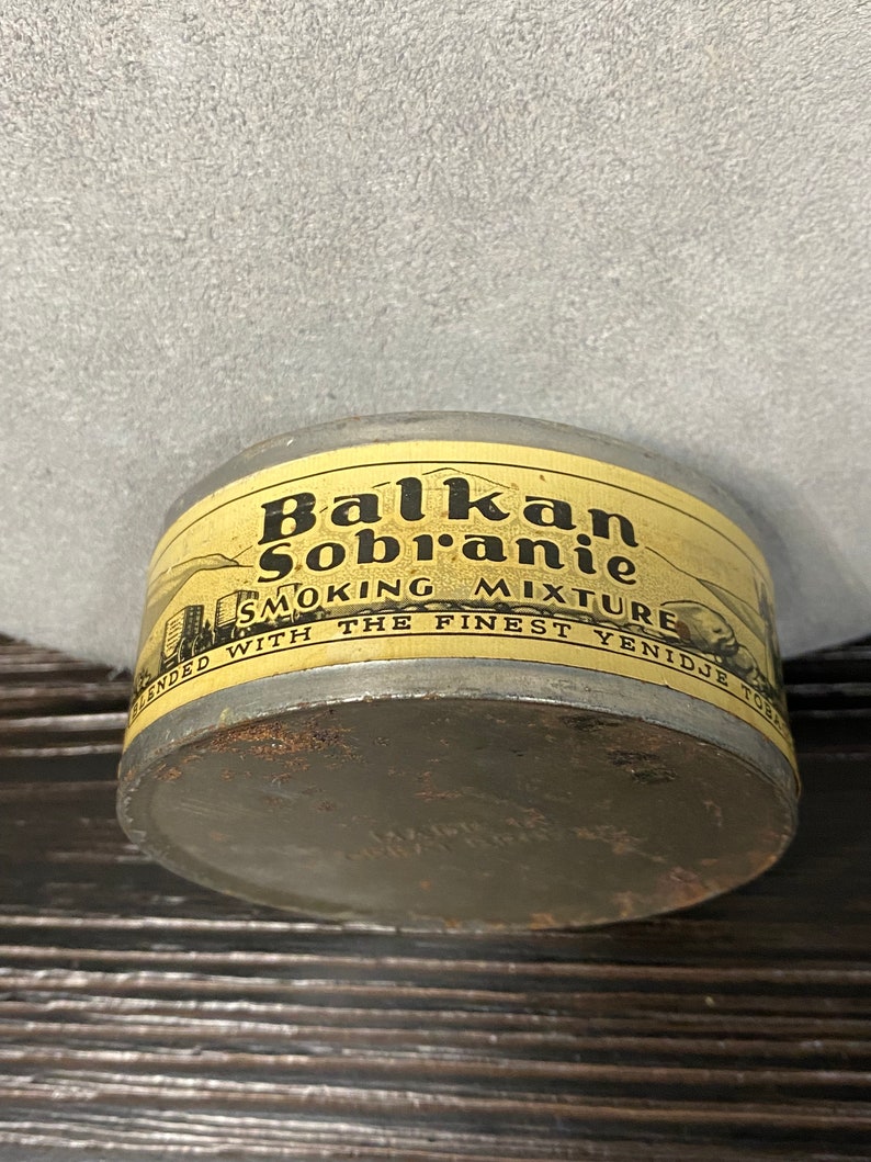 Vintage Rare the Balcan Sobranie Smoking Mixture Tobacco Tin - Etsy