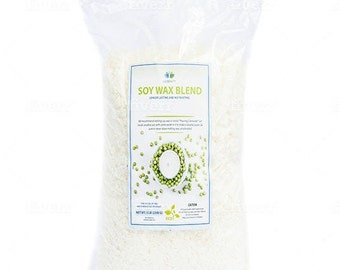 5 lbs Organic Soy wax flakes -Free shipping