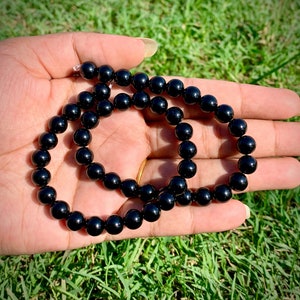 Natural Black Onyx Round Beads Top Quality Onyx Beads Strand 3mm 4mm 6mm 8mm 10mm 15" Strand