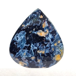 Natural Pietersite Cabochon Top Quality Blue Fire Pietersite Pear Shape Gemstone For Making Jewelry