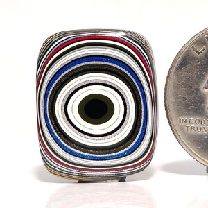 Fordite Cabochon Detroit Agate forme rectangle coloré créateur Fordite pierres précieuses en vrac pour la fabrication de bijoux