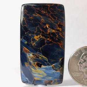 Natural Pietersite Cabochon, Loose Gemstone, Top Quality Blue Pietersite, Genuine Pietersite Crystal For Making Jewelry