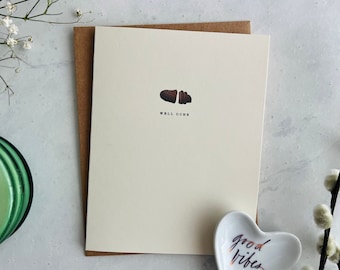 Well done card | Congrats card | Punny gift | Minimalistic