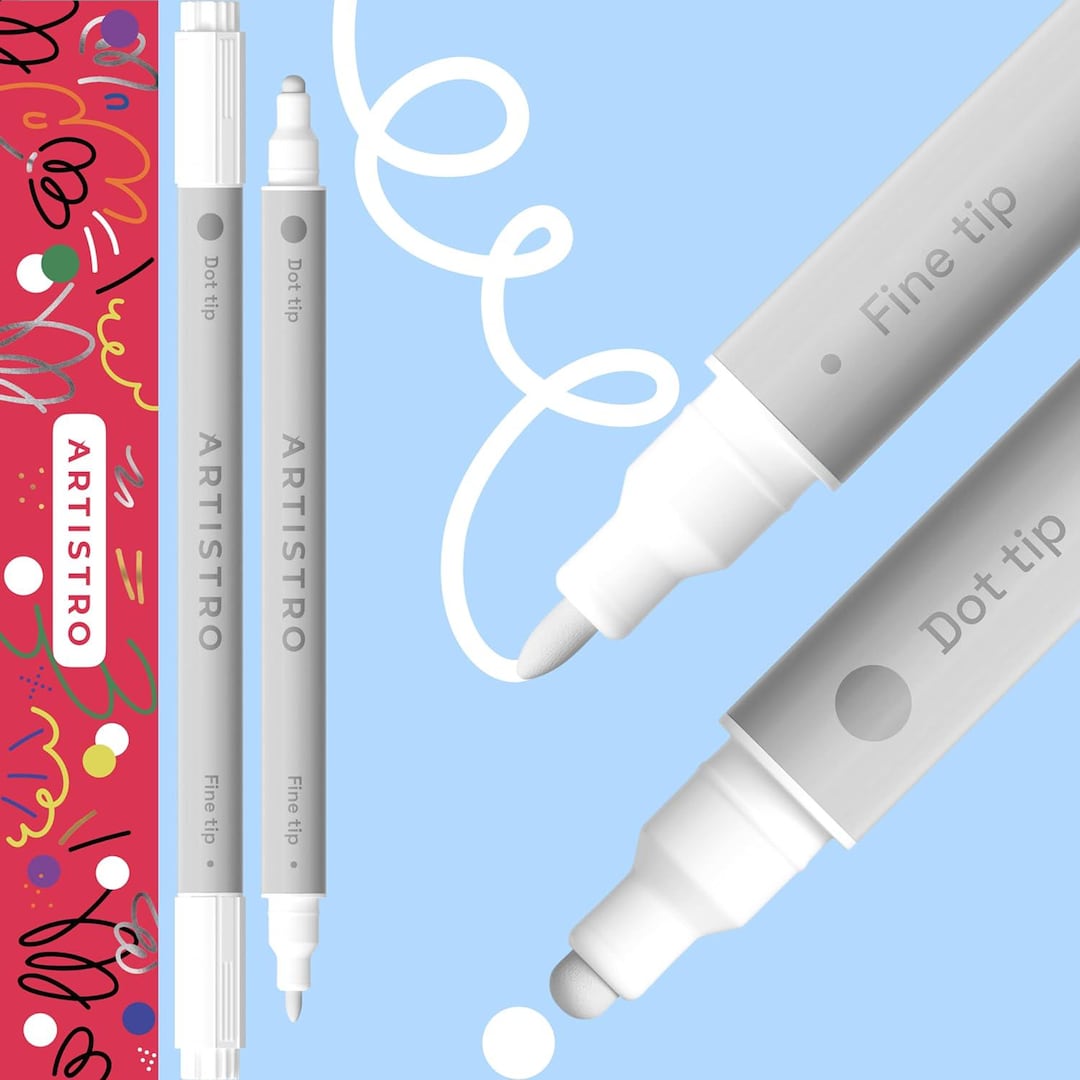 Super Colour White: Extra Fine - White Permanent Paint Pen – Our
