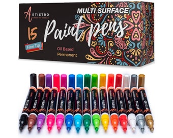 12 Colors Set Mitsubishi Uni Posca Pc-1m Paint Marker- Extra Fine Bullet  Tip-0.7mm Art Marker Pens Office School - Art Markers - AliExpress