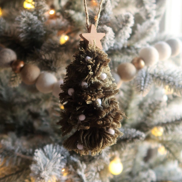 Pom-Pom Christmas Tree Ornament