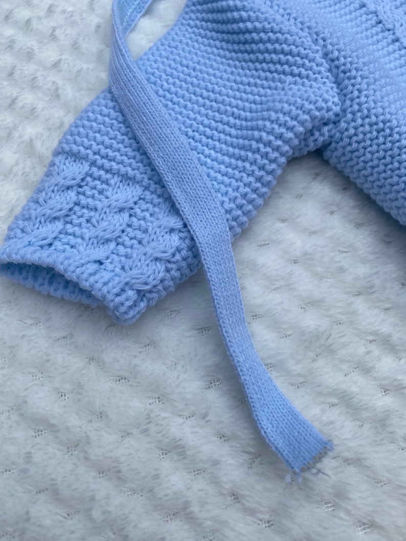 Reborn doll Preemie outfit. Preemie Coming Home outfit Baby boy Preemie clothes knitted