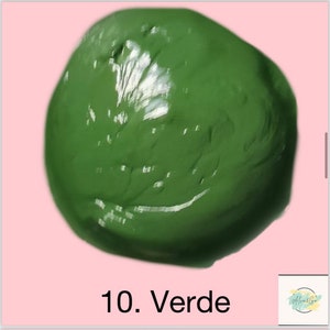 ALVA & GO Heat Set Paint, 5 ml Farbe 10. GRÜN (verde)
