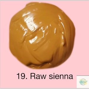 ALVA & GO Heat Set Farbe, 5 ml Farbe 19. Raw Siena