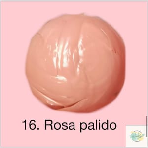 ALVA & GO Heat Set Lack, 5 ml Farbe 16. Blassrosa (Rosa Pálido)