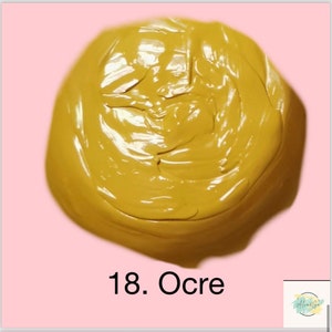 ALVA & GO Heat Set Lack, 5 ml Farbe 18. Ocker (Ockerton)