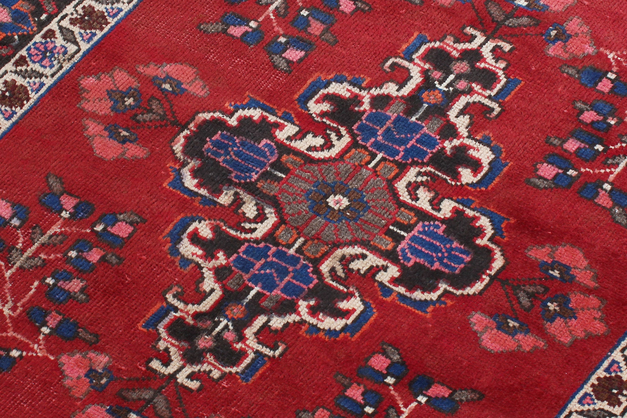 Handmade Floral Persian Runner Rug Kitchen Wool Vintage Oushak | Etsy