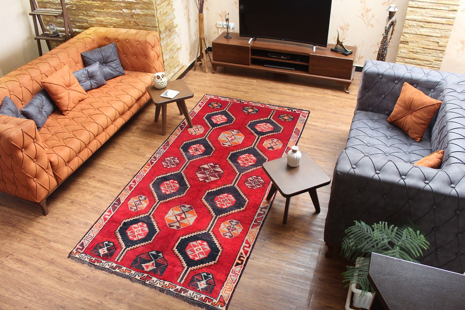 4x8 Rug Red Rugs for Living Room 4' X 8'4 Etsy