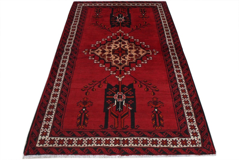 4x6 Turkish rug traditional rug 4'4 x 5'11 Turkish Rug Handmade Rug gift Rug