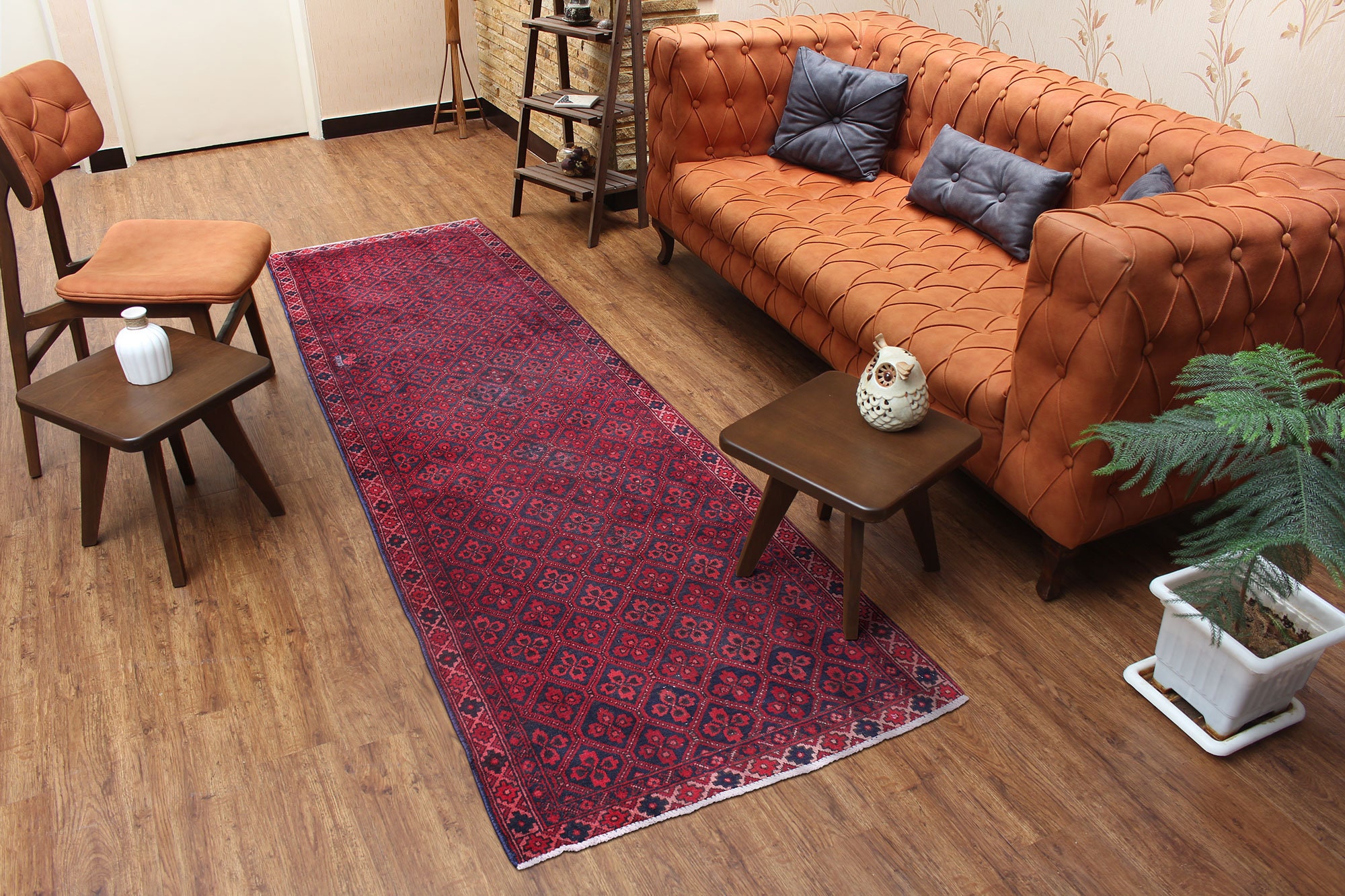 Kitchen Wool Runner Persian Rug Vintage Handmade Oushak Rug | Etsy