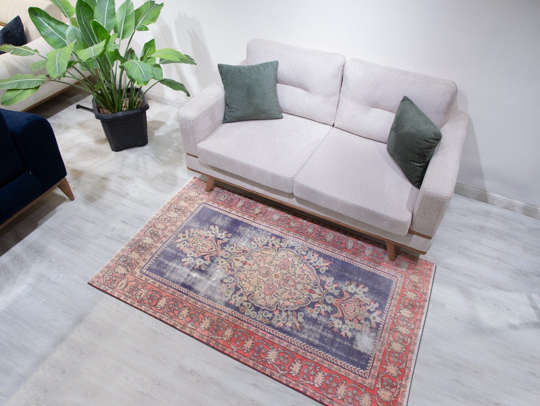 Persian Rug 3x5 Handmade Small Kitchen Rug Rugs for Bedroom Etsy