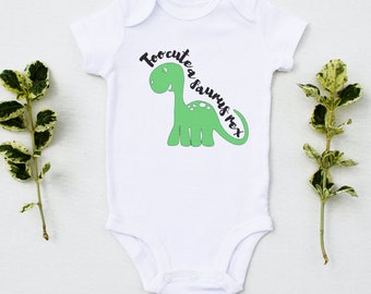 Too-cute-asaurus-rex baby onesie®- Dinosaur baby onesie®- Cute baby bodysuit- Baby shower gift- Newborn gift- Dino baby- Baby Dinosaur